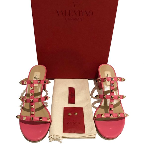 Rockstuds 60mm Leather Mule/Caged Slide Sandals - Picture 2 of 12